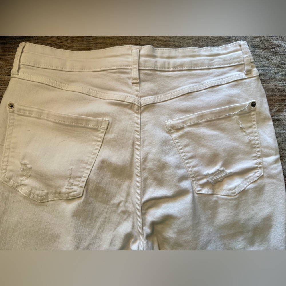 INC International Concepts High Rise White Denim